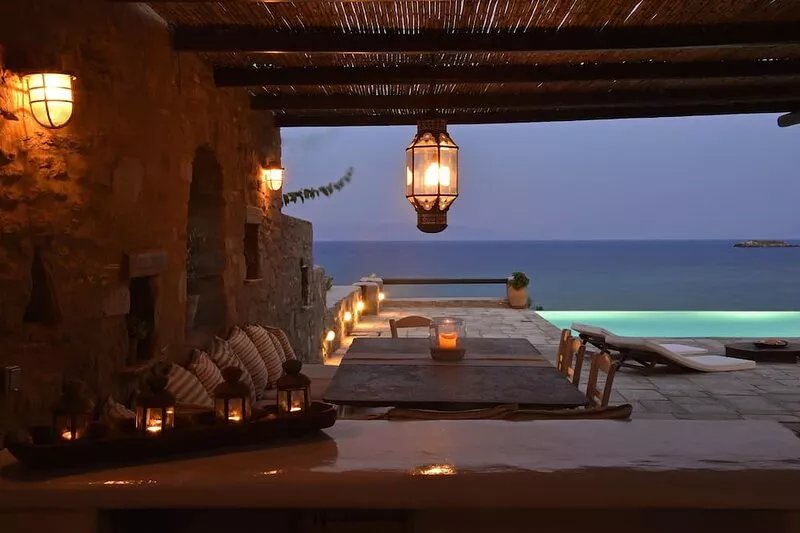 Villa With Swimming Pool In Front Of Almost Private Beach