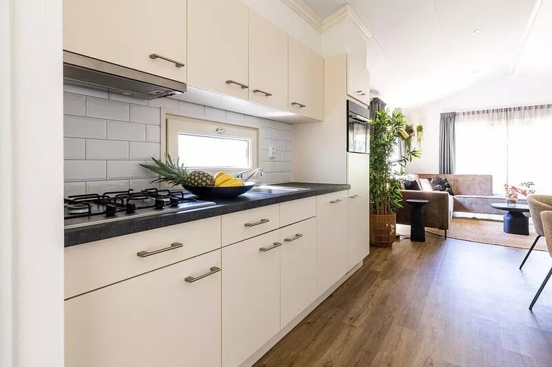 Beautiful chalet with a terrace, in a holiday park