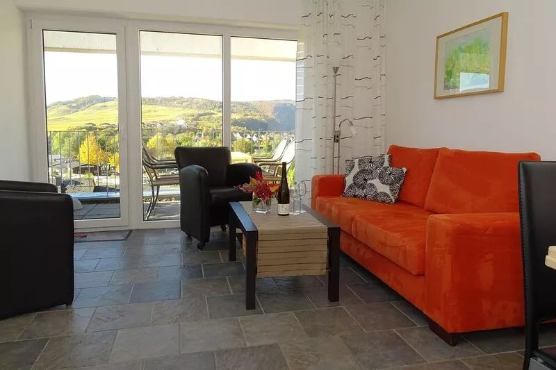 Fantastic view of the Moselle valley, Moselle vacation at the Stefanie