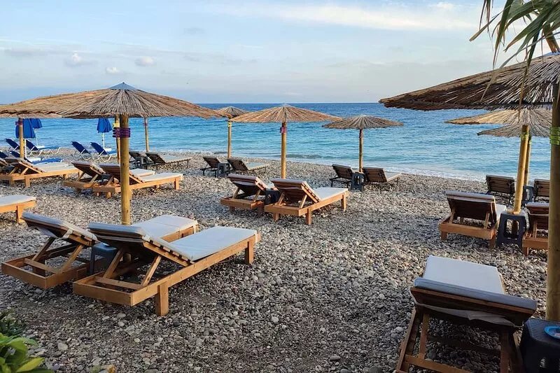 Windmill Tower Beach House in Rhodes island