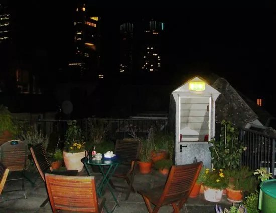 Dachgarten im Hotel Nizza