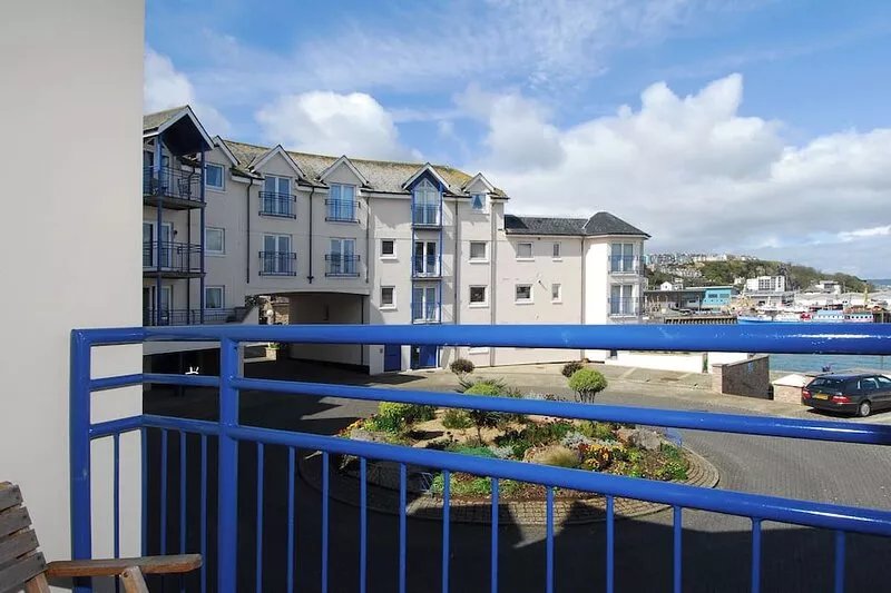 Marina views at this spacious and stylish apartment.