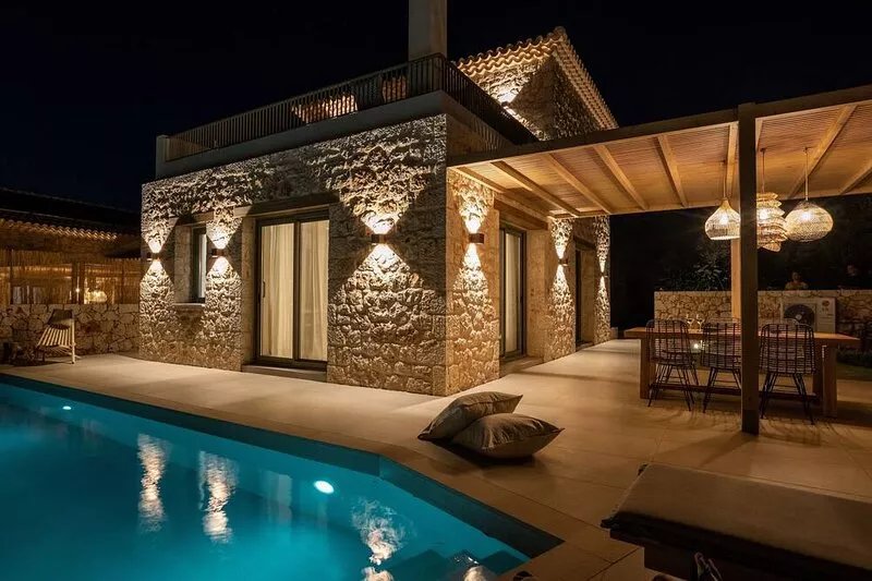 PAPADRIA VILLAS as featured in THE TIMES - Modern Luxury Getaway nr Kathisma