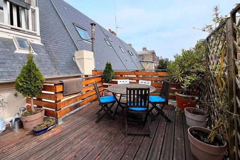 Trouville Centre Charming 4-bedroom house south-facing terrace fireplace WIFI