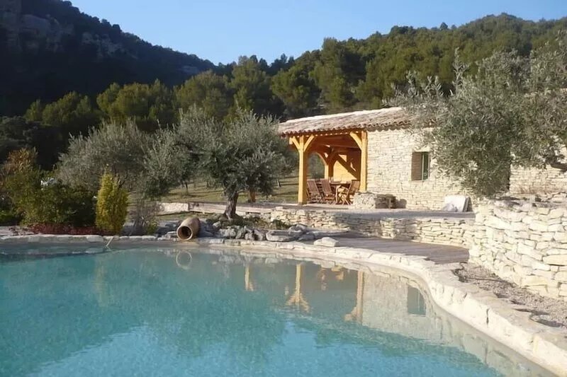 Holiday cottage in a converted stone barn with pool
