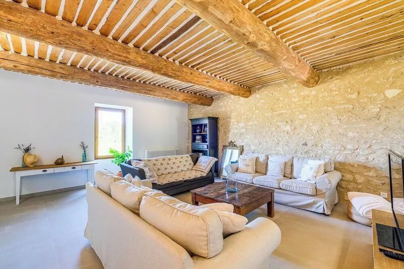 Mas style house in Bonnieux, Luberon, spectacular view, calm, heated pool