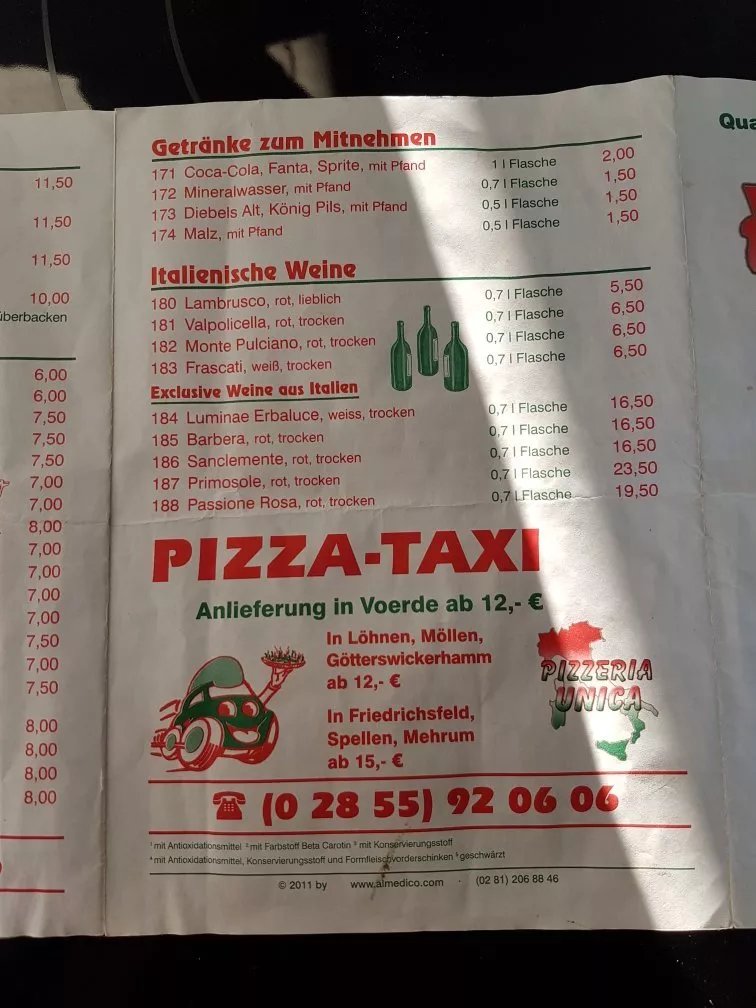 Pizzeria Unica