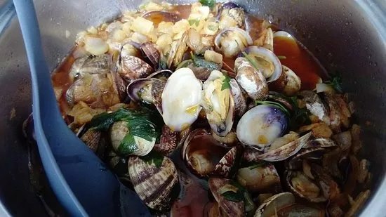 Cocinando en el Salnes