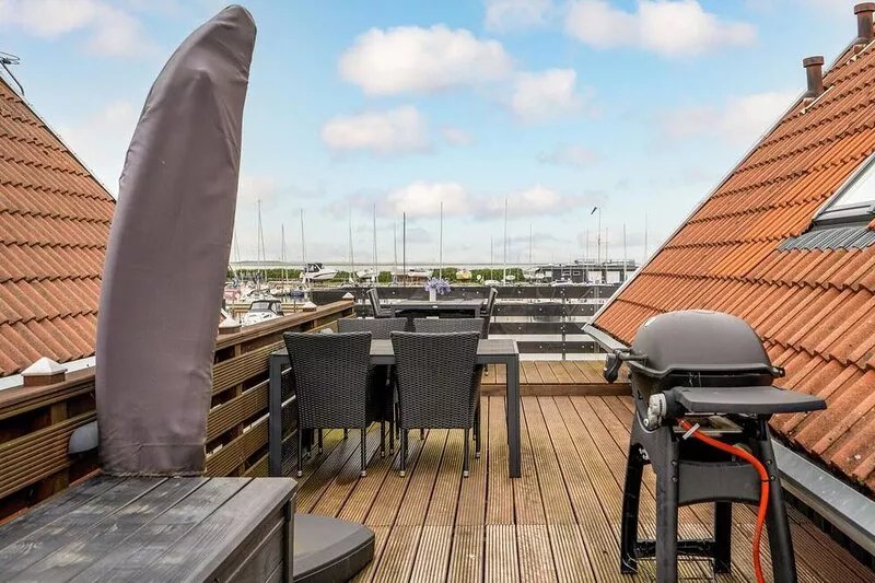 Beautiful apartment in Hemmet with house a panoramic view