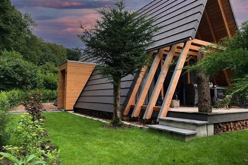 Vacation home Baumberge, Adlerhorst directly on the edge of the forest