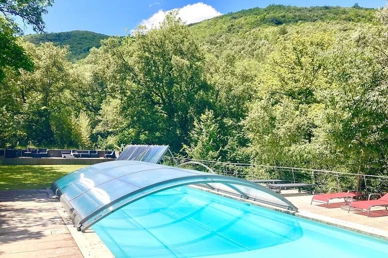 Mas design in a heavenly setting, private pool, Cévennes near Anduze