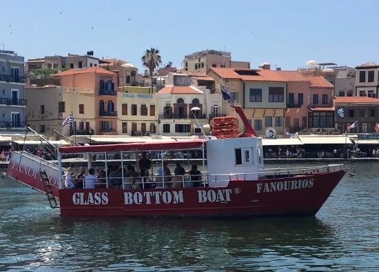 Chania Glass Bottom Boat Trips - Fanourios Boat