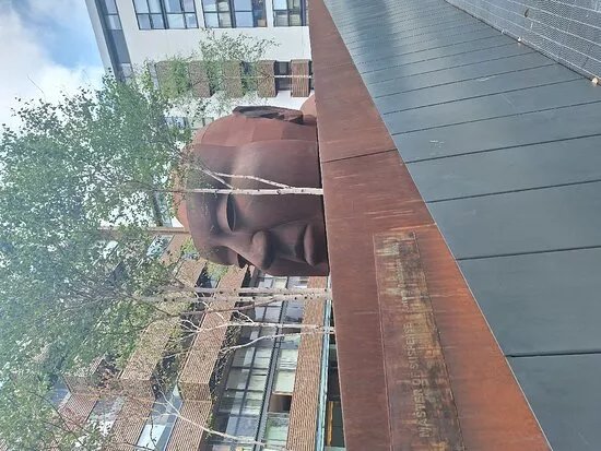 Alfred Hitchcock Bust - London England