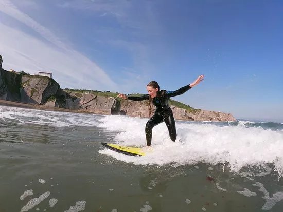 Surfing Zumaia