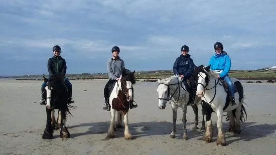 Cleggan Beach Riding Center - Horseback riding on the beach