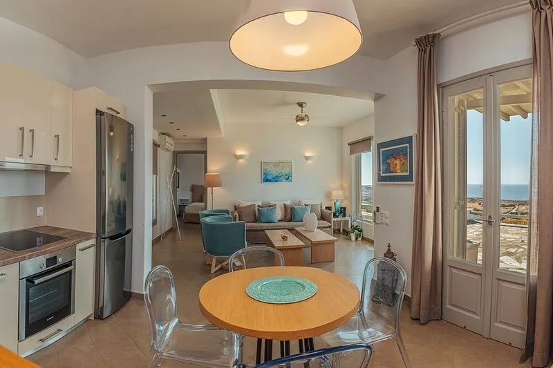 AQUA retreat in Paros with private  pool, stunning sea view, near sandy beaches