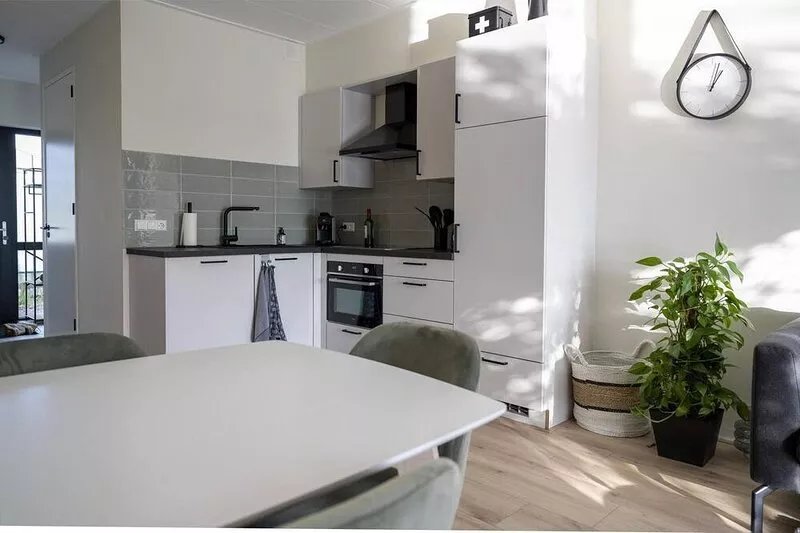 Luxurious semi-detached 5-person holiday home by the water.
