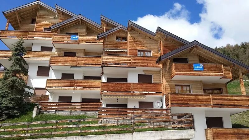 Bright and warm 3.5 room penthouse in the heart of the Valais Alps