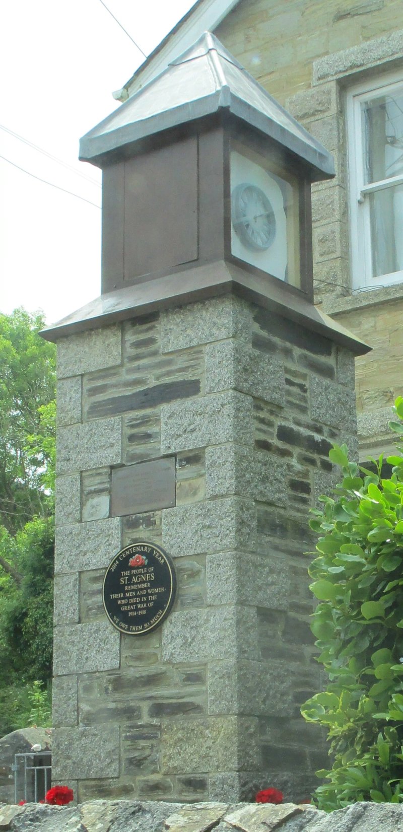 St Agnes Memorial Clock