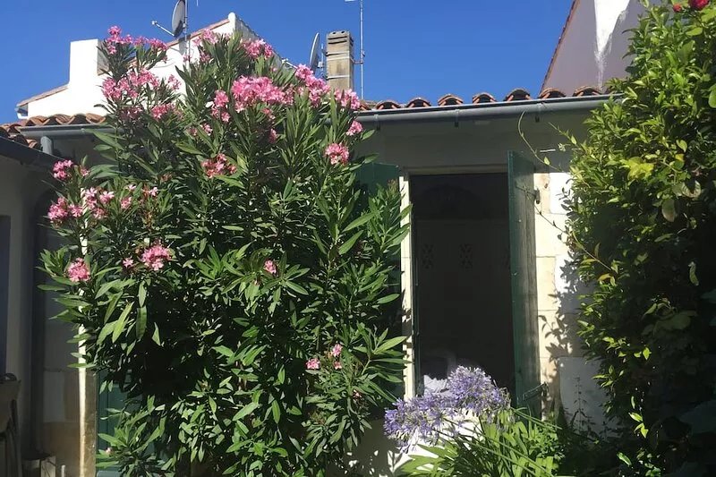 The small 3 * family house. Next to the port in the heart of the village