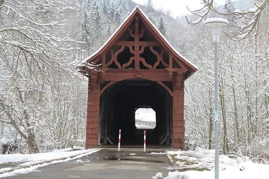 Historische Holzbrucke