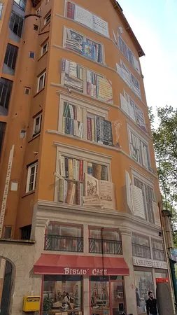Fresque La Bibliotheque de la Cite