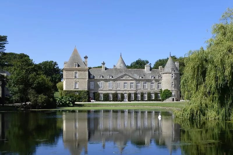 Alexis de Tocqueville castle near the landing beaches