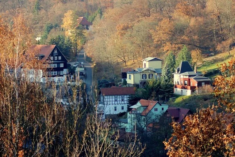 FEWO 3 with wellness oasis in the climatic health resort Altenbrak Harz in a