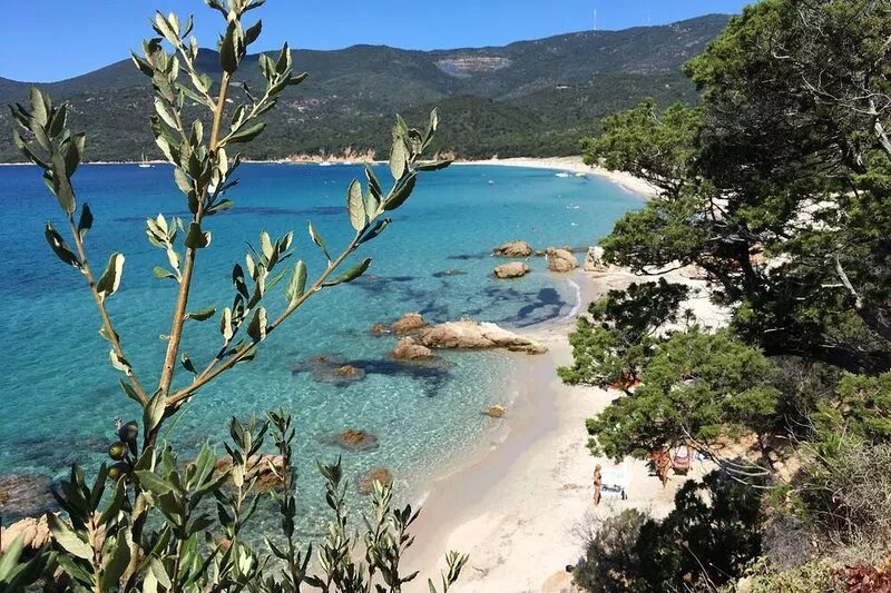 Terrace house, view of Ajaccio bay, Iles Sanguinaires. Coti Chiavari Portigliolo