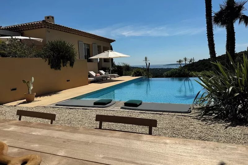 St Tropez, Superb Villa, Sea View, Private pool, beach at 3km