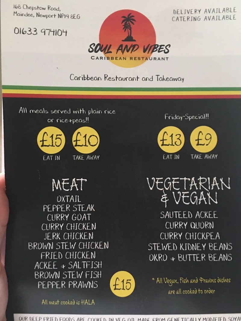Soul & Vibe Caribbean Restaurant and Takeaway