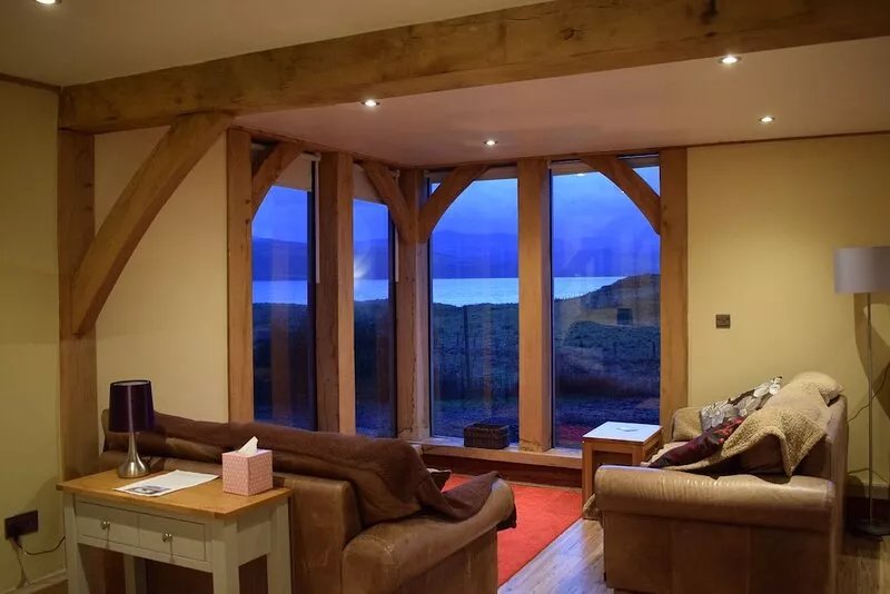 Tigh a Chabar, Savary. Nr Lochaline.  Cosy cottage, sleeps 4.  Sea views.