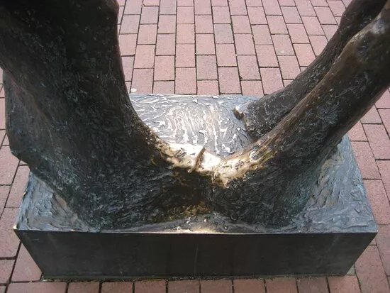 Bronze Skulptur " Begegnung "- Vom Kunstler Eva De Maiziere