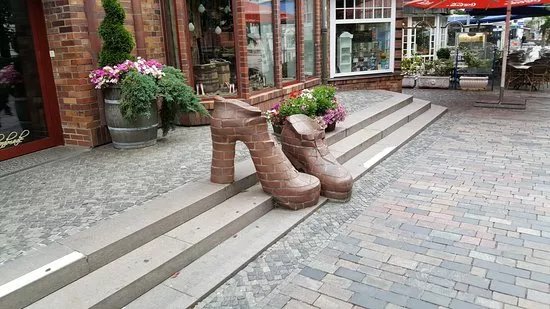 Skulptur "Schuhe"