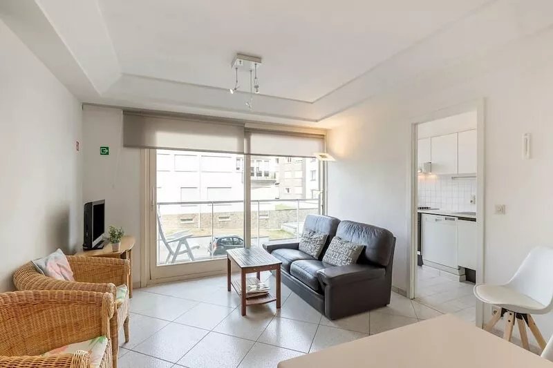 Pleasant apartment in Knokke with balcony