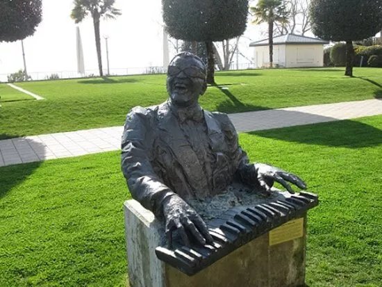 Alley Of Jazz Musician Sculptures