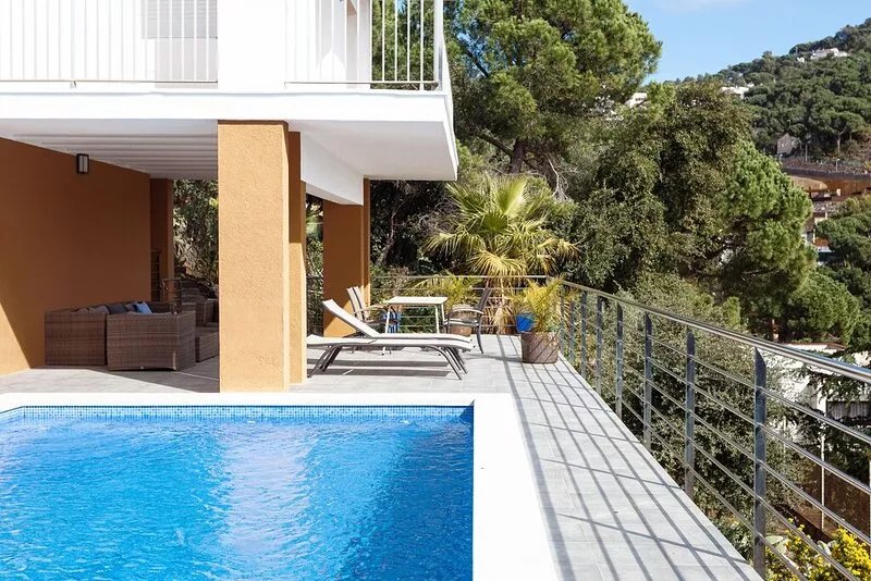 Villa 'Holiday House in a Garden with View' with Pool, Wi-Fi, Terrace & Garden