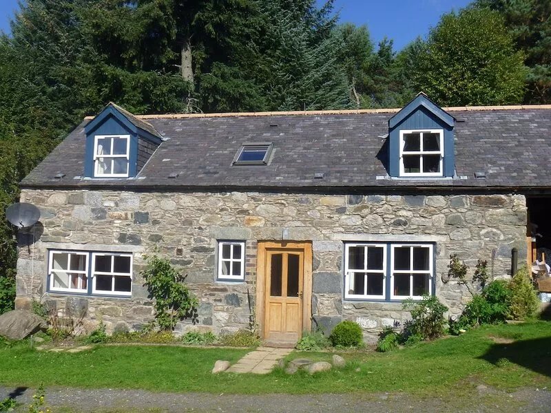 Self catering cottage on organic smallholding in Highland Perthshire