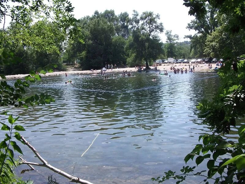 At the edge of "La Beaume"