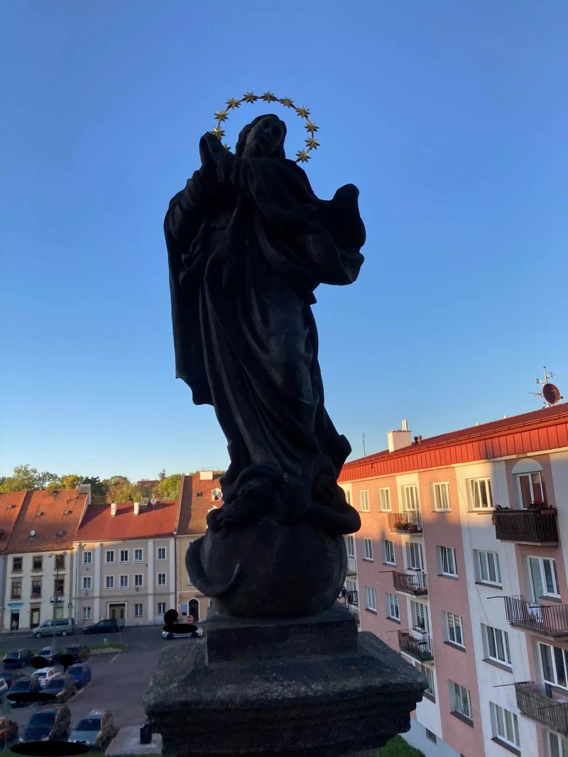 Statue Unbefleckten Jungfrau Maria
