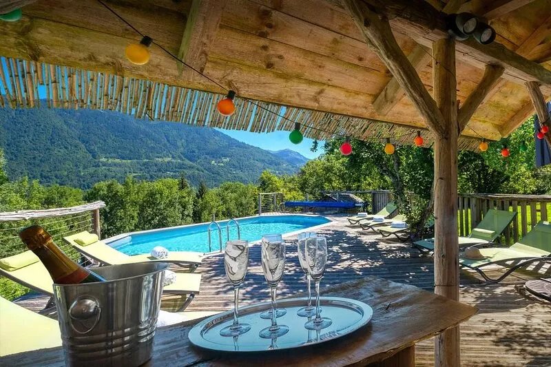 Chalet Keramis -  alpine break for 15, hot tub & games room - OVO Network