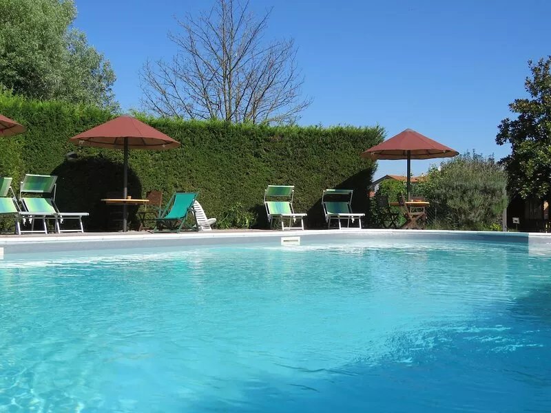 Apartment in farmhouse, Venice. Bedroom, bathroom, full kitchen / living room.