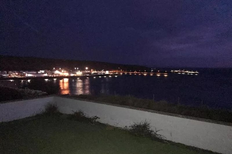 Bungalow with sea-view, near small town of Thurso.