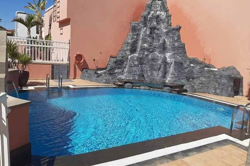 Apartment With Swimming Pool In The Heart Of Caleta De fuste with free wifi
