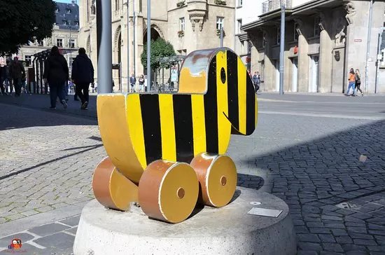 Skulptur "Tigerente"
