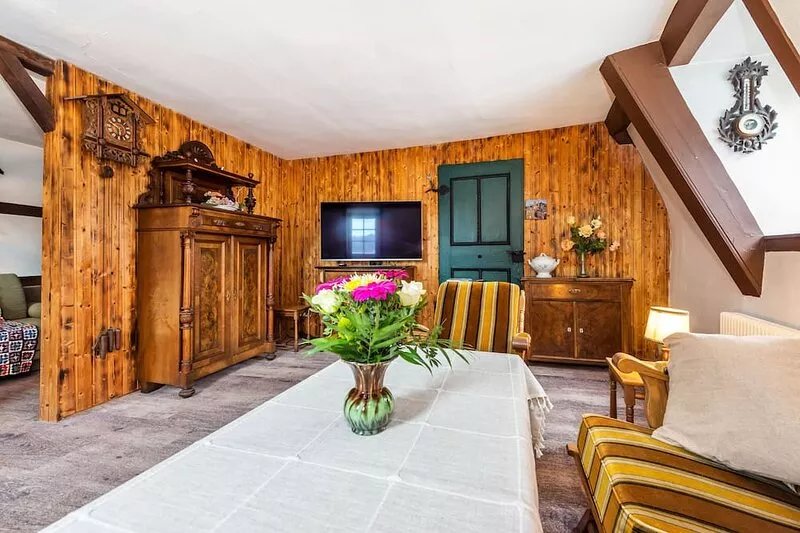 Vacation apartment with a direct view of the historic market in Heppenheim