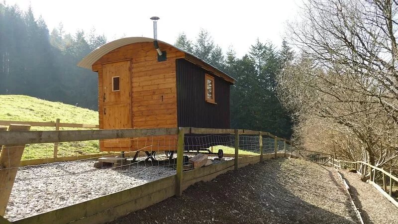 Shepherds Hut "Jessica" in fantastic location