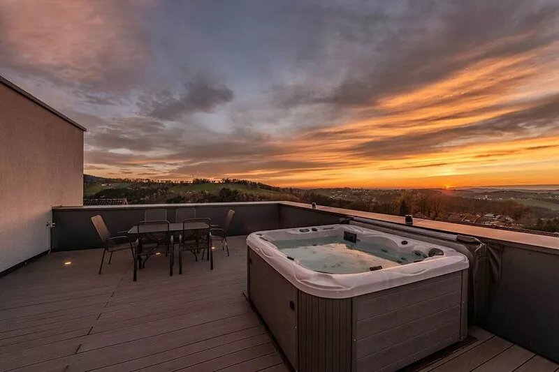 Modern villa with whirlpool and home theater