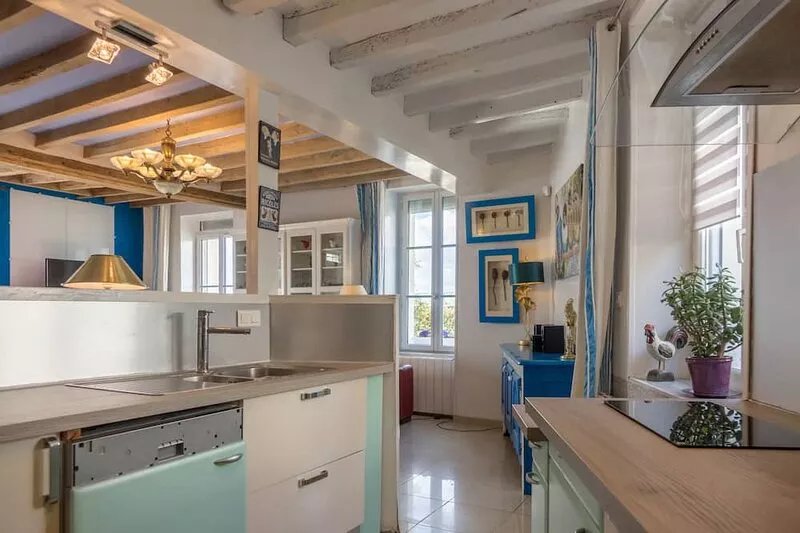 House on the banks of the Loire with exceptional view of the Château de Sully
