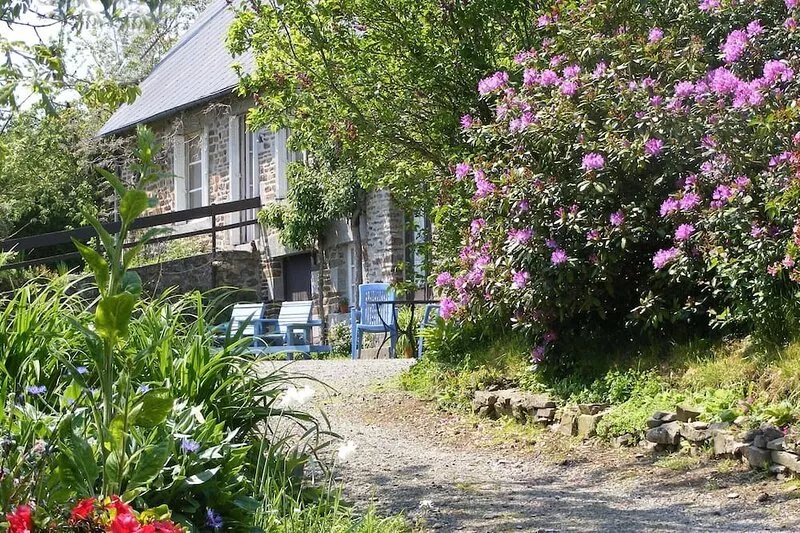 A  Farmhouse Gite Surrounded By Apple Orchards And Attractive Garden